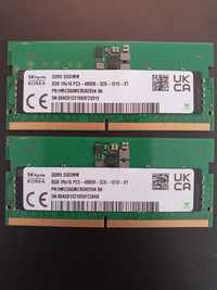 Memória RAM SODIMM DDR5 2x8gb 4800mhz CL40 16gb