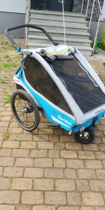 Przyczepka rowerowa Qeridoo Kidgoo 2. Super Stan.
Przyczepka rowerowa