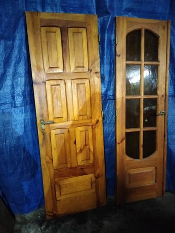 Двері дерев'яні, різні варіанти