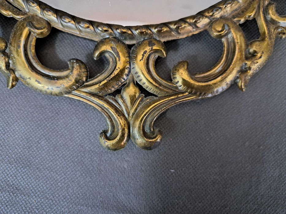 Lustro owalne stylowe wiszące