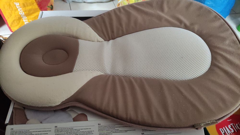 Colchão posicionador suporte cabeça bebe -babymoov