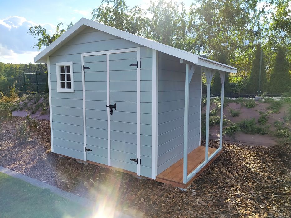 Domek narzędziowy, domek ogrodowy, szopka drewniana