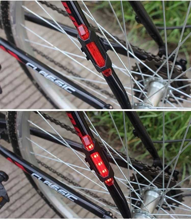 LAMPKA ROWEROWA LED tylna na tył roweru czerwona na usb g