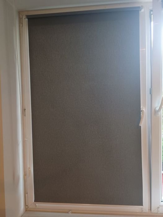 Rolety Wewnętrzne Szare 84cm, 46cm