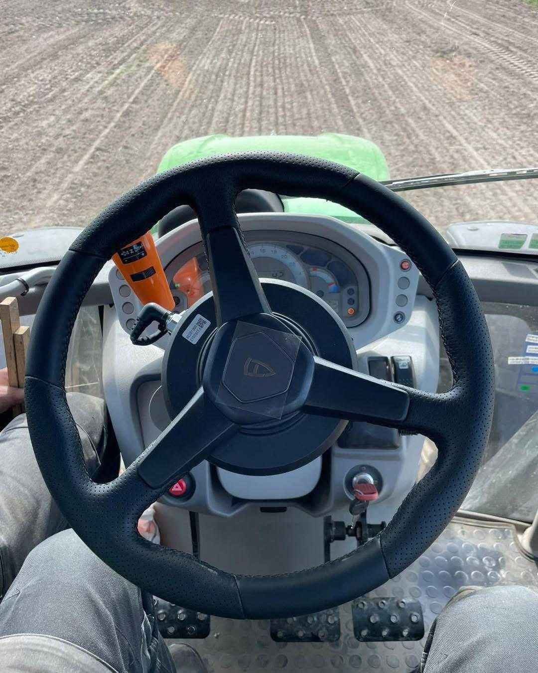 Skórzana Kierownica FJDynamics – Nawigacja Rolnicza RTK GPS