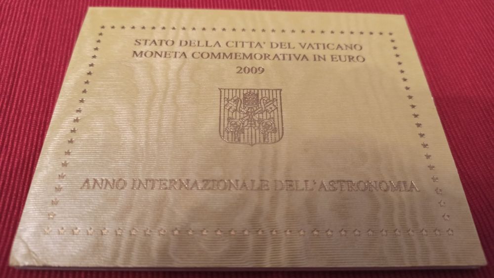 Vaticano 2 euros comem. 2009 - RARA