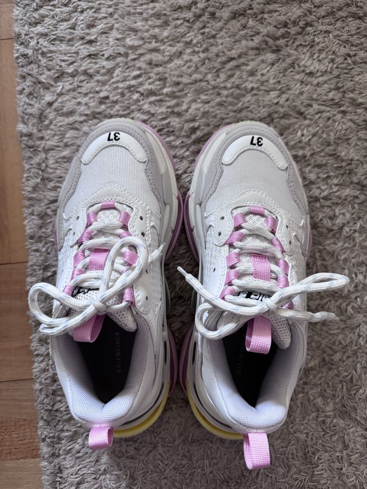 Balenciaga triple s pastel pastels platform sneakersy 37 oryginalne
