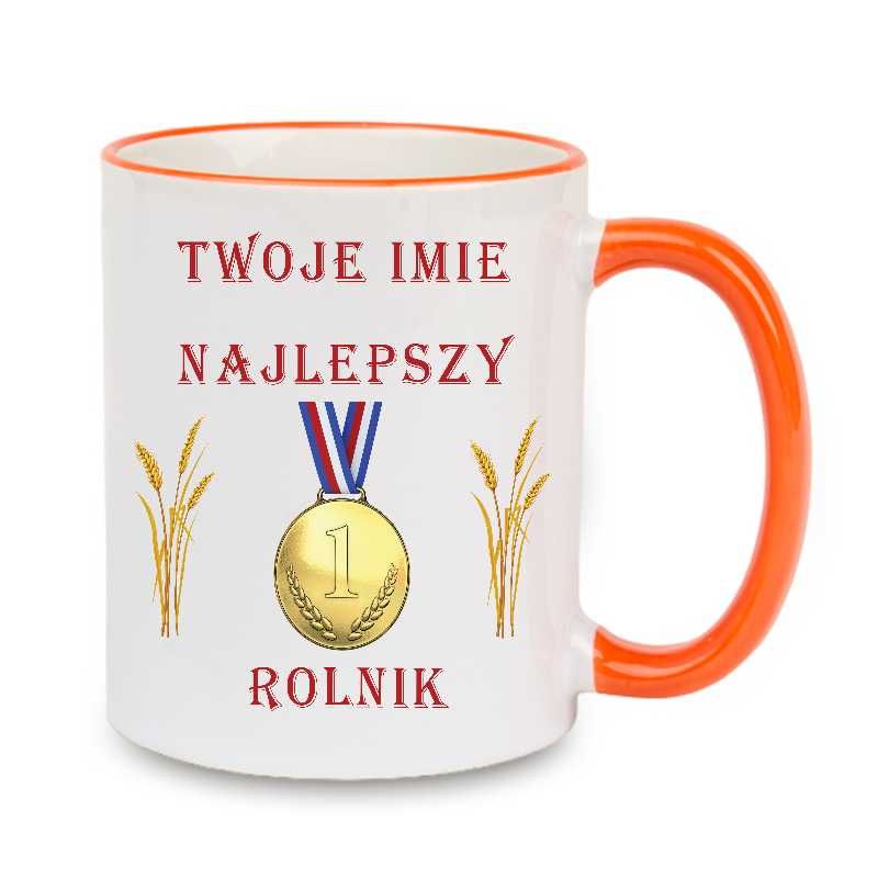 Kubek z nadrukiem Rolnik, Śmieszne, różne kolory 011