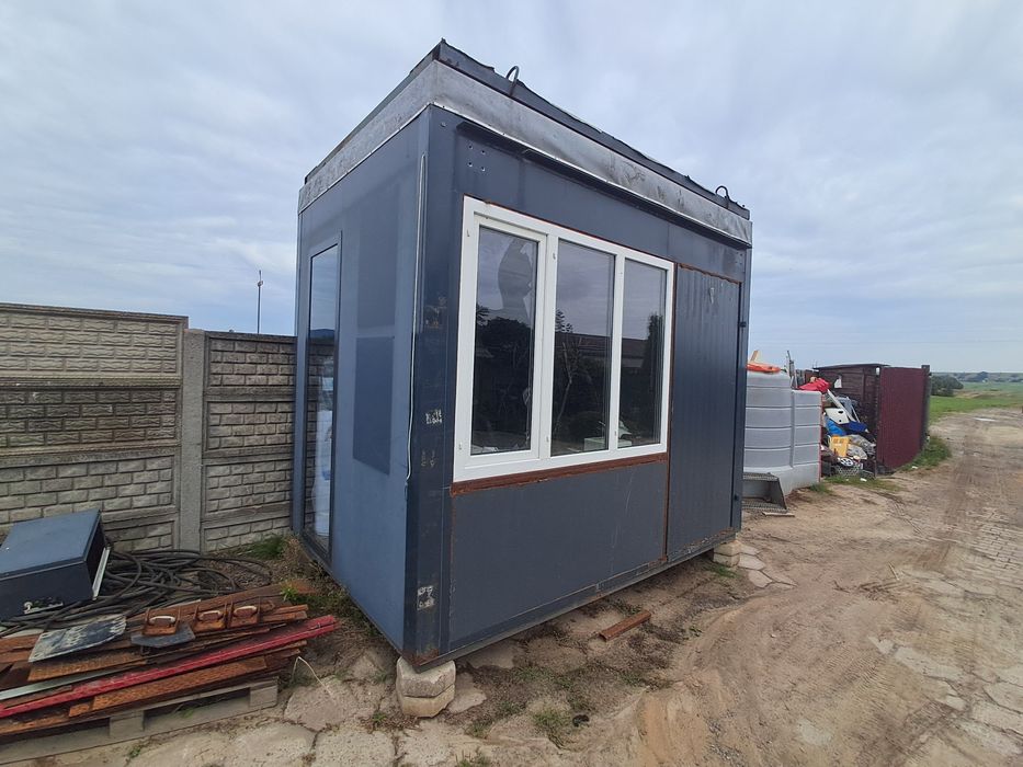 Kontener Biurowy socjalny stróżówka domek inne z transportem