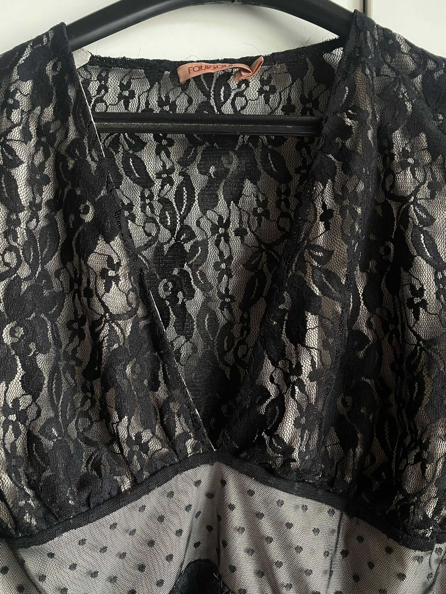 camisola rendilhada