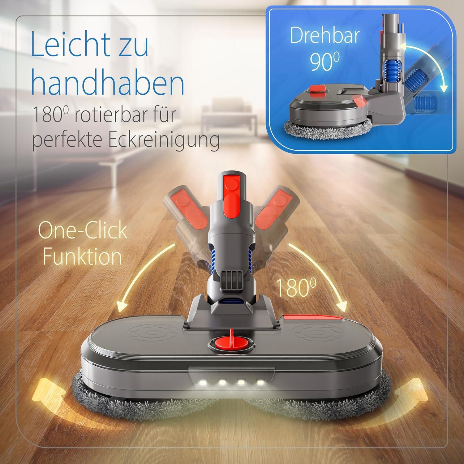 Mop dyson nasadka a mopa V7, V8, V10, V11, V15. 6 mopów w zestawie