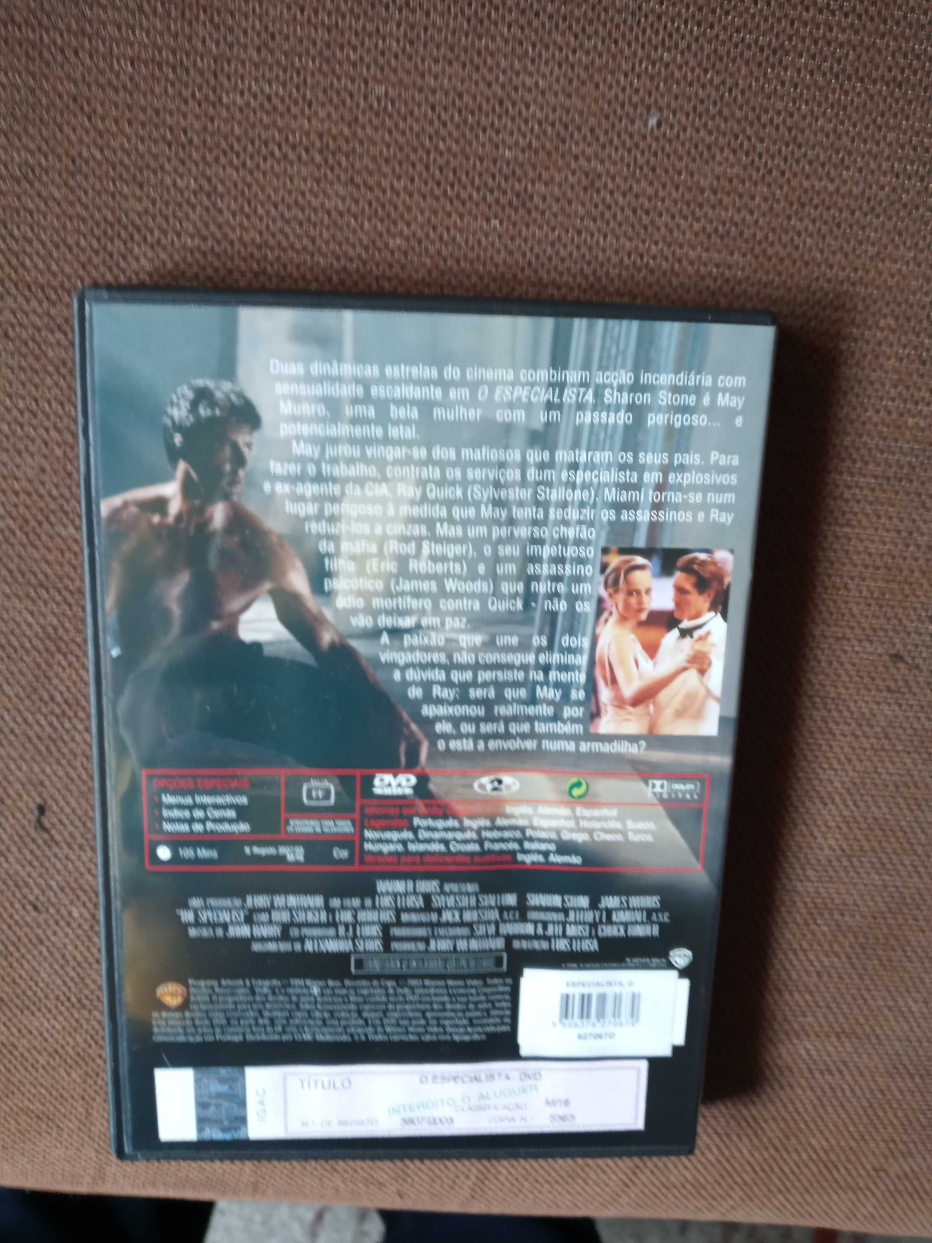 filme dvd original - o especialista