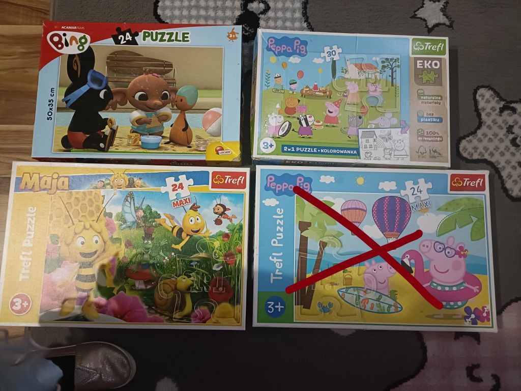 Puzzle książeczki 3+