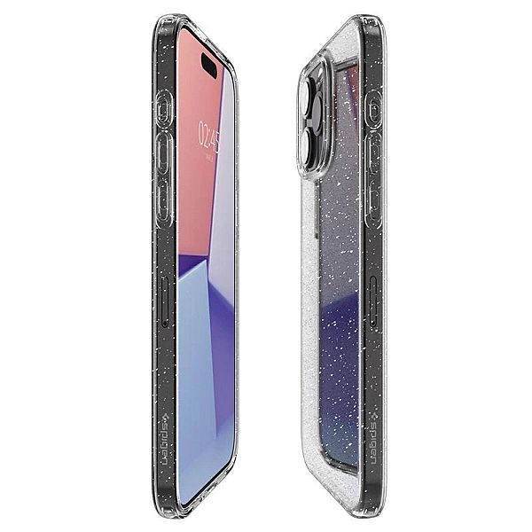 Etui Spigen Liquid Crystal na iPhone 15 Pro Max - przezroczysto-brokat