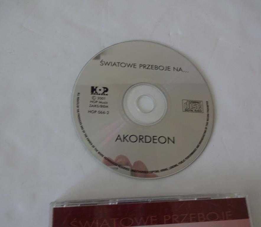 Światowe Przeboje Na Akordeon - Płyta CD