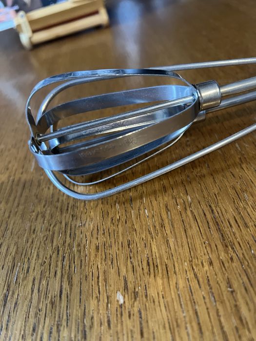 Ręczny retro mikser na korbkę firmy Prestige