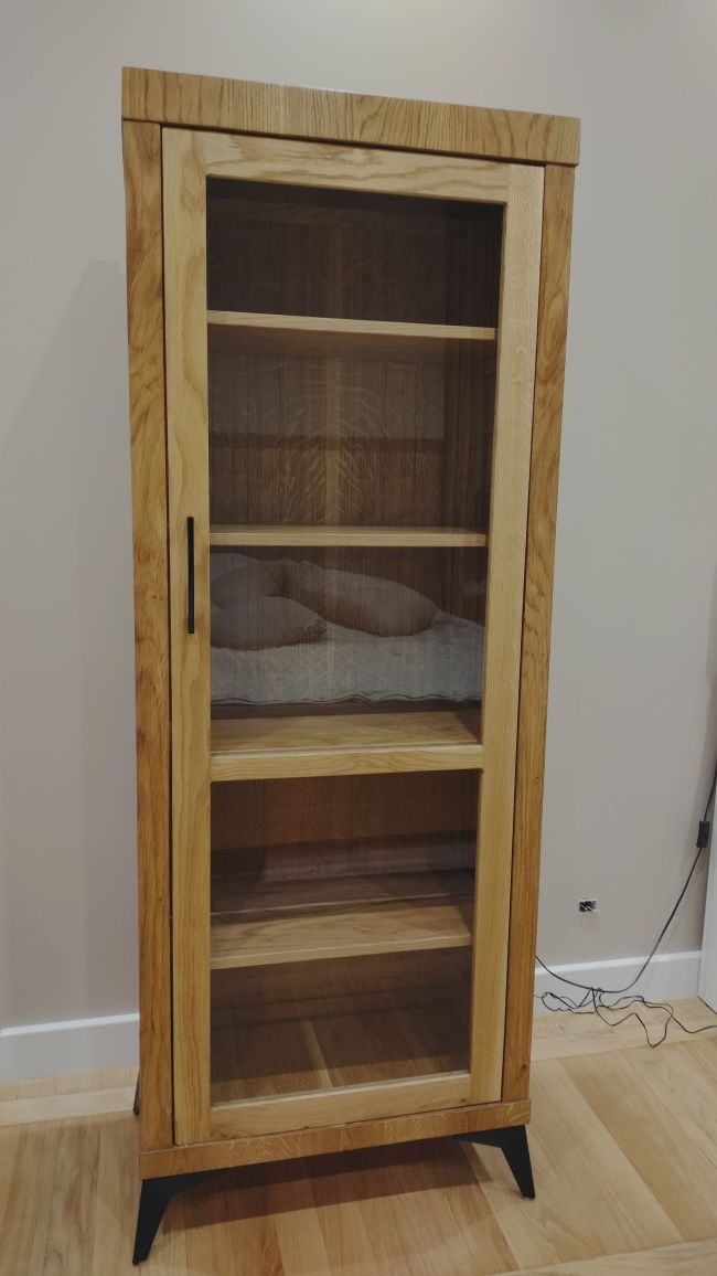 Witryna ||| Biblioteczka dębowa LOFT