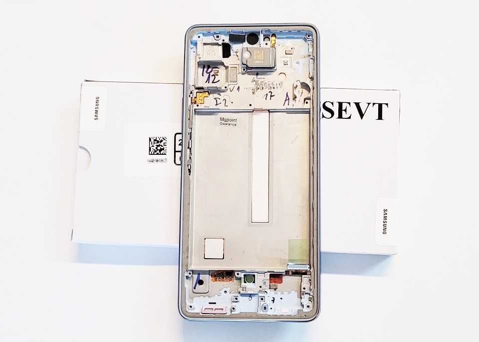 Wyświetlacz lcd ekran szybka Samsung Galaxy A53 niebieski Okopowa 20