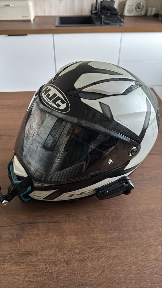 Kask motocyklowy HJC F70 rozmiar L + interkom