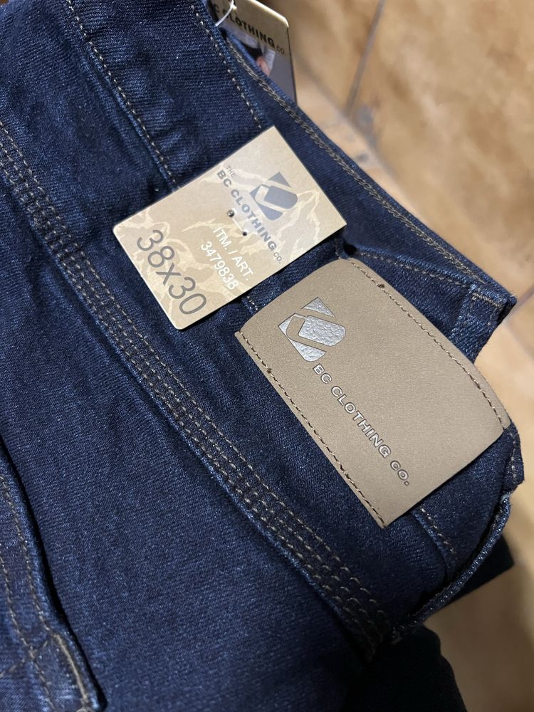Зимові джинси BC Clothing оригінал утеплені хутро фліс нові чоловічі
