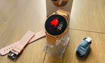 Elegancja & Funkcjonalność - Smartwatch Zegarek Damski Złoty Język PL