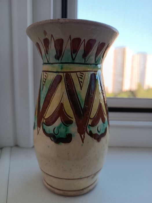 Косівська кераміка ваза.Васильківська майоліка ,посуд .
