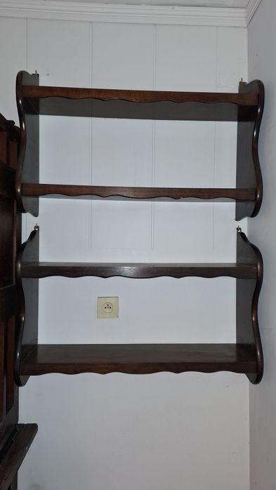 Dwie półki rustykalne Stare drewniane