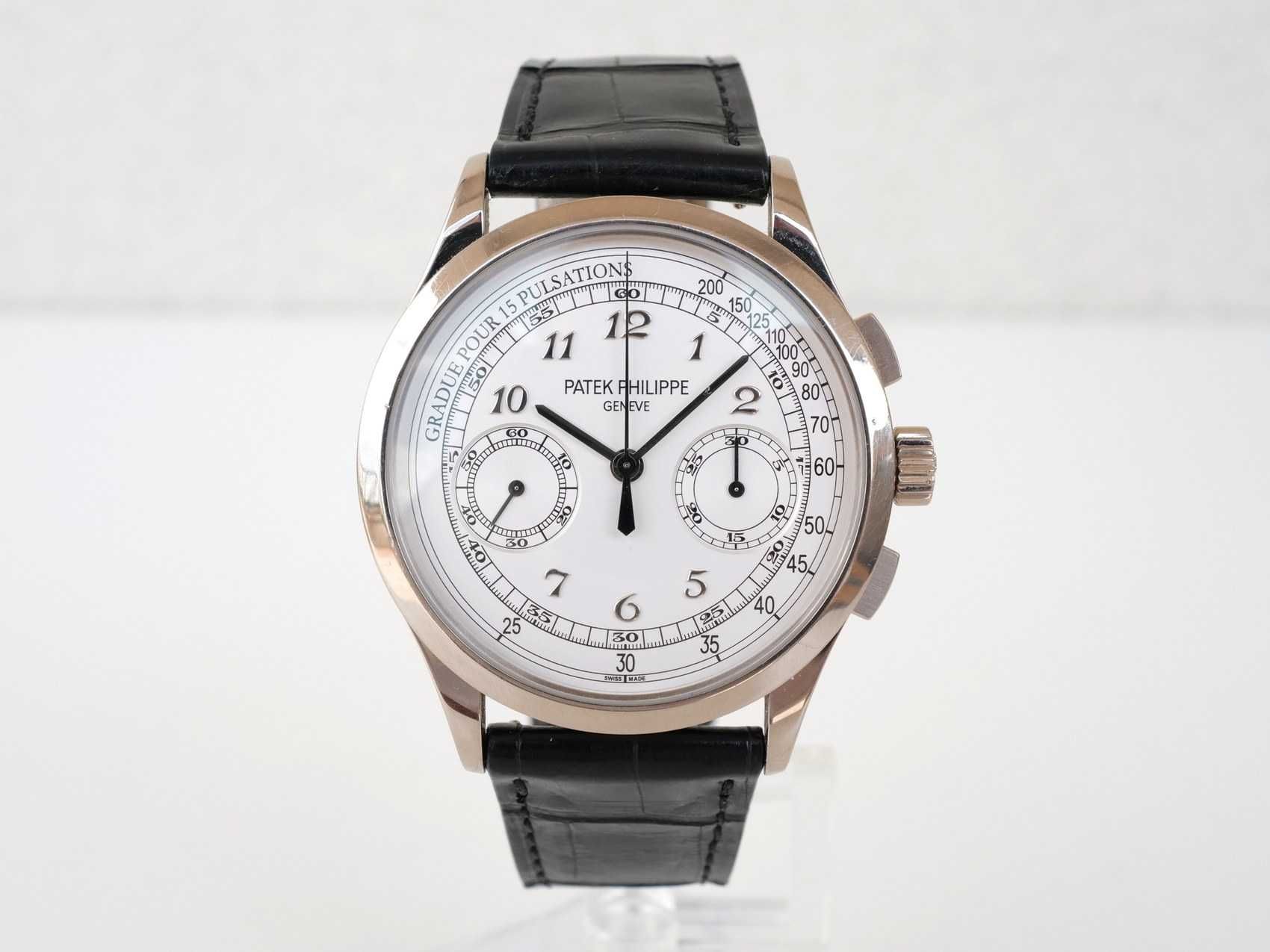 Patek Philippe Chronograph Complications Chronograph 18K White Gold