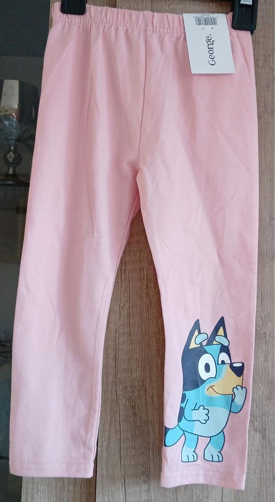 3 pary legginsów dziewczęcych Bluey