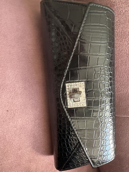 Клачт новий шкіряний чорний