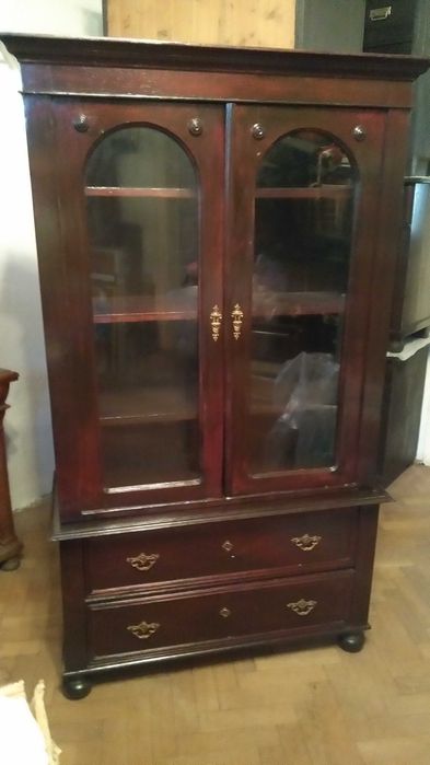 Biblioteka stylowa , eklektyczna drewniana