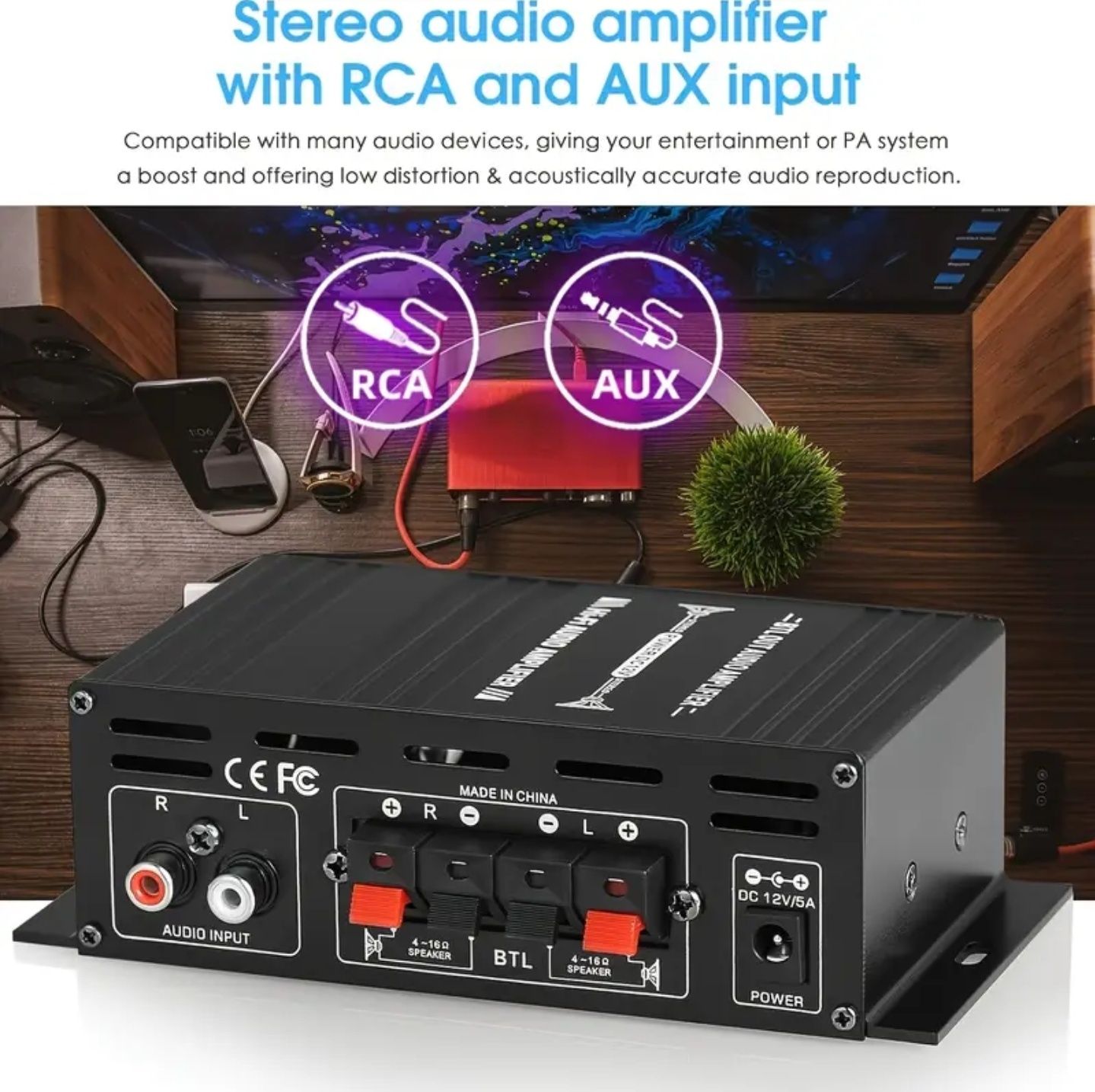 Wzmacniacz stereo 2x20W