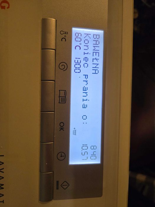 Pralka AEG -Elektrolux  40 cm. 6 kg./1300.LCD. Klasa A+. PL na LCD !