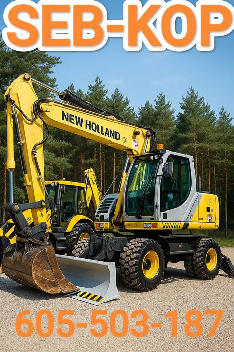 Usługi Koparką Roboty Ziemne SEB-KOP