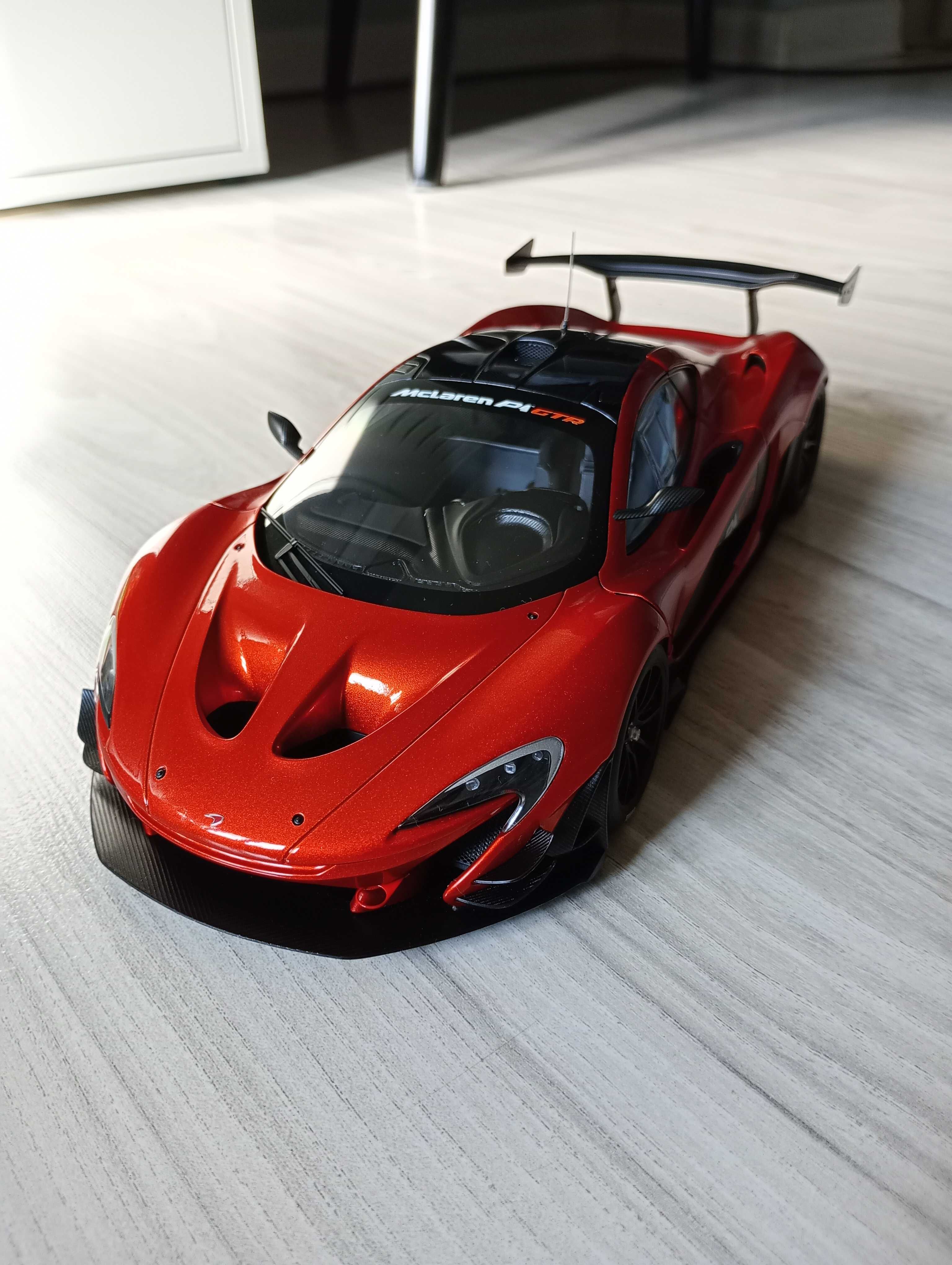 model McLaren P1 GTR Volcano Orange autoart aa 1:18