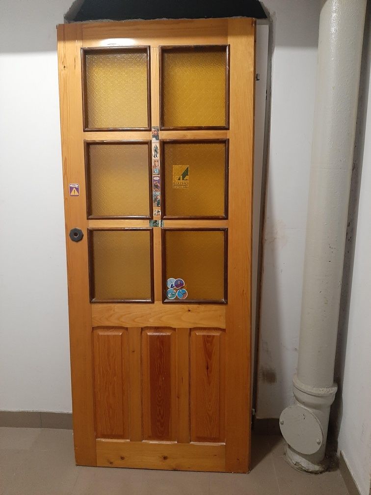 Drzwi drewniane - skrzydło