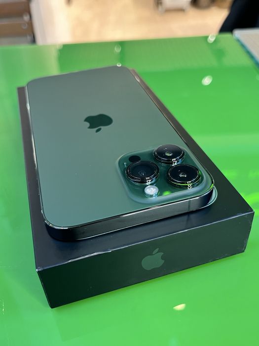 Магазин! iPhone 13 Pro Max 256gb Green Neverlock! Гарантія! Обмін!
