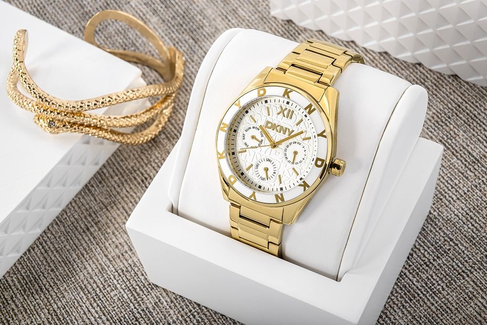 zegarek damski dkny chambers multi sport dk1l073m0025 + box