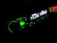 radio Pioneer MVH-180UBG (jak DEH-1800UBG) USB AUX zielone