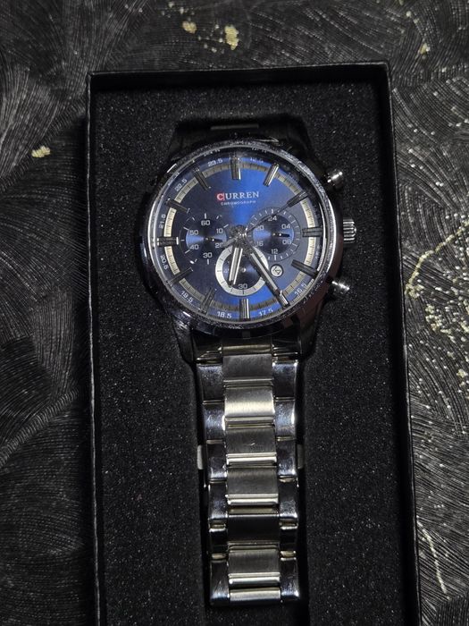 Relógio CURREN Azul e Prata