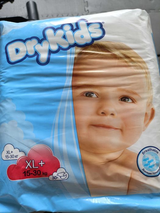 Okazja pieluchy drykids XL+ 15-30kg