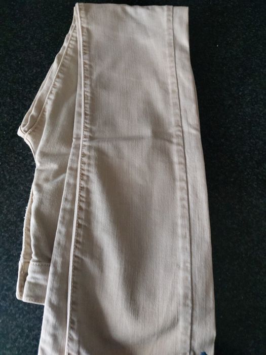 Calças de homem creme 38