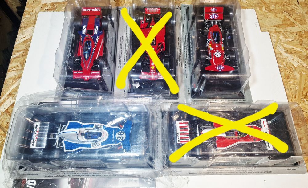Miniaturas formula1  1/24