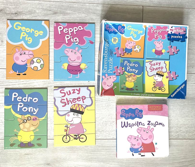 Peppa Pig- puzzle i książka