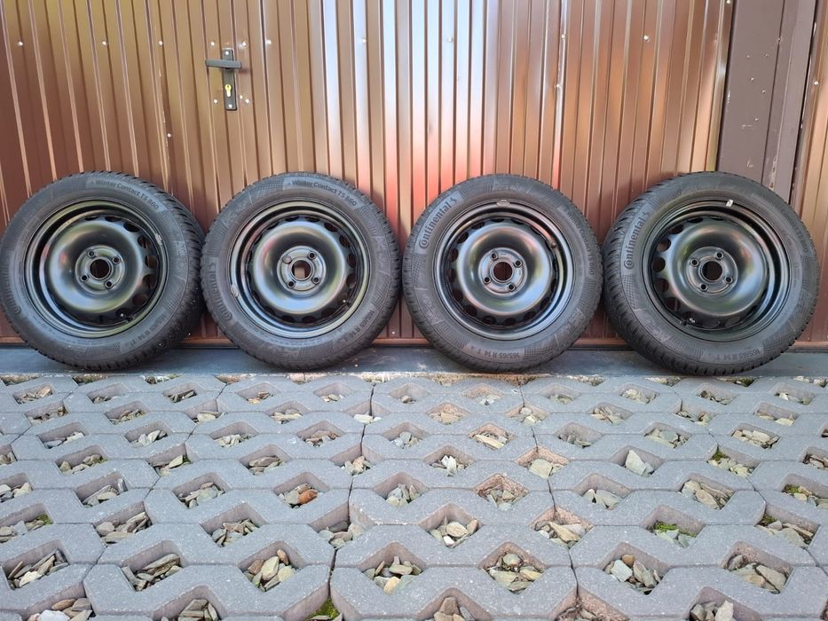 Sprzedam komplet opon zimowych firmy Continental rozmiar 165/65R14 wra