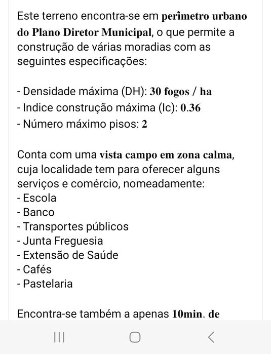 Vendo terreno para construção