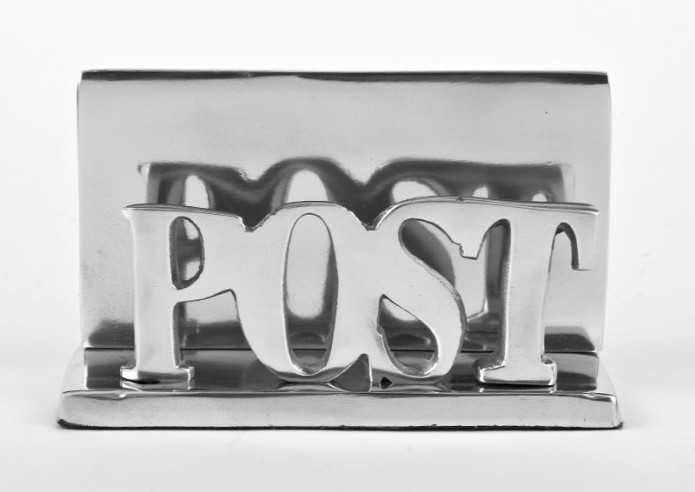 POST stylowy organizer na pocztę wykonany z metalu