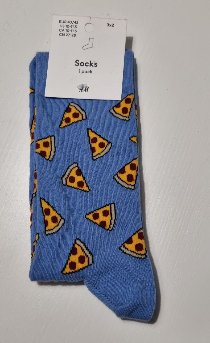 Skarpetki kolorowe pizza H&M roz 43/45