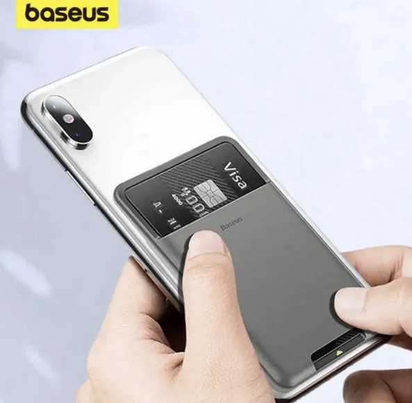 Кардхолдер банківських карток перепусток Baseus Silicone Phone Case