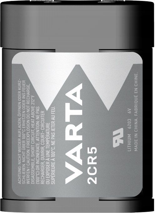 Bateria litowa varta 6v foto lithium 2800 mah 2cr5